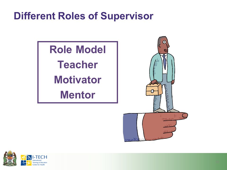 Different Roles of Supervisor