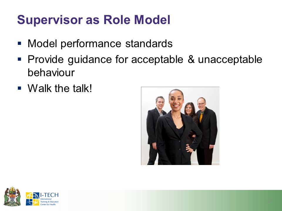Supervisor as Role Model
