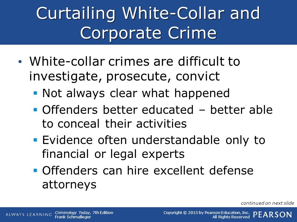 12 White-Collar and Organized Crime. - ppt video online download