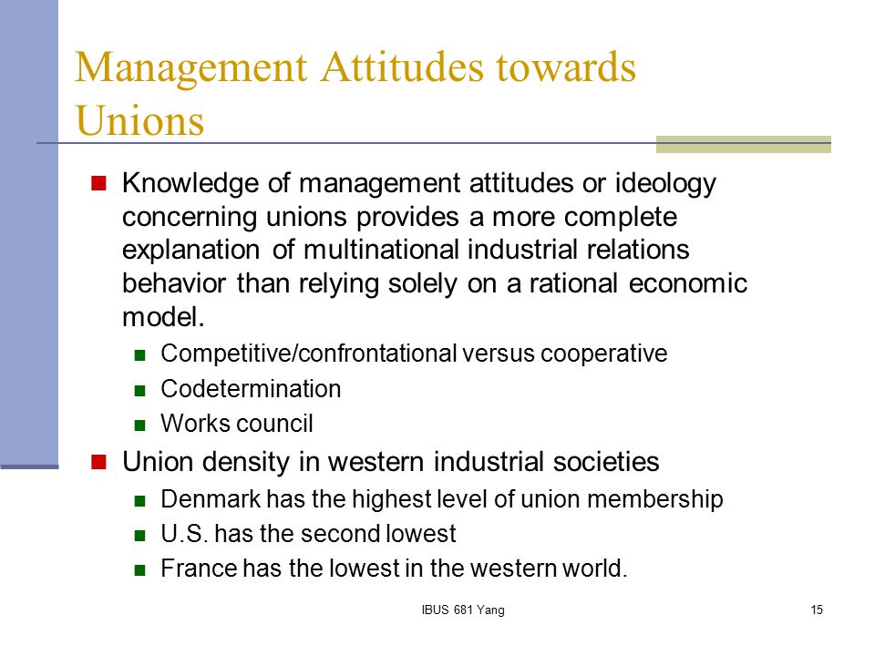Chapter 9 – Industrial Relations BQ1. Trade Unions: Definition, Aims