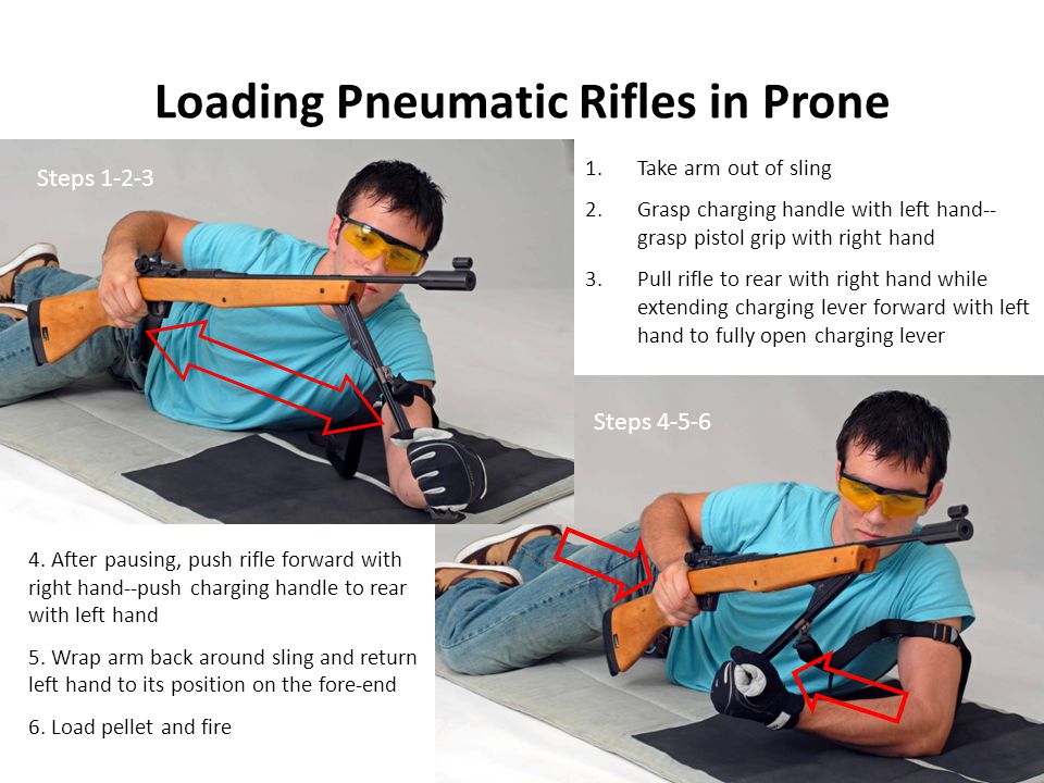 Loading Pneumatic Rifles in Prone