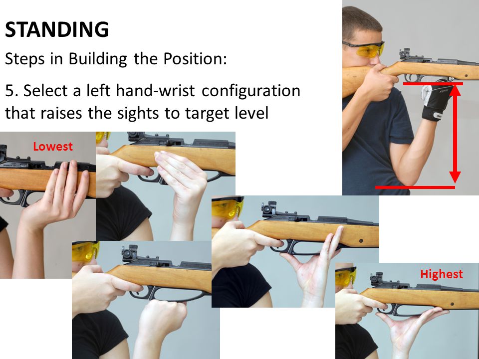 STANDING Steps in Building the Position: