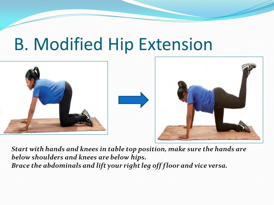 B. Modified Hip Extension