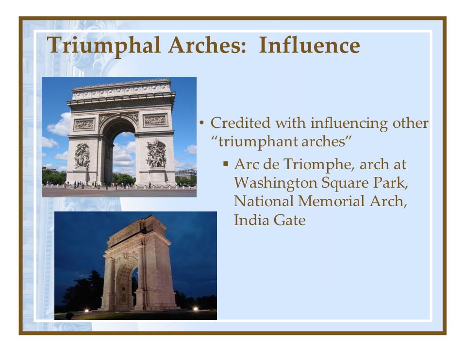 Arch of Titus & Arch of Constantine - ppt video online download