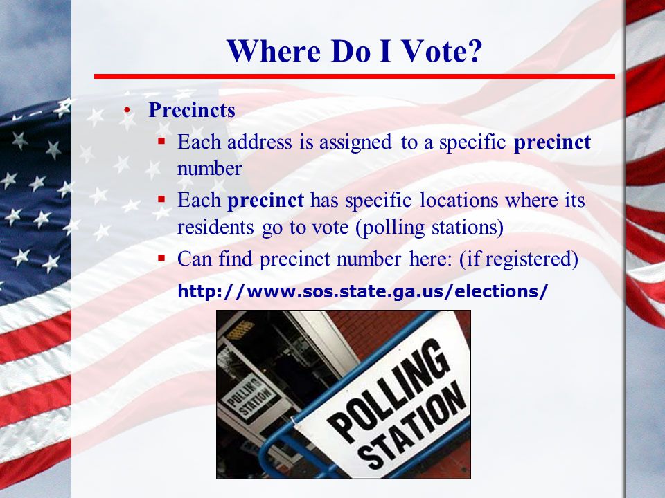 Where Do I Vote Precincts