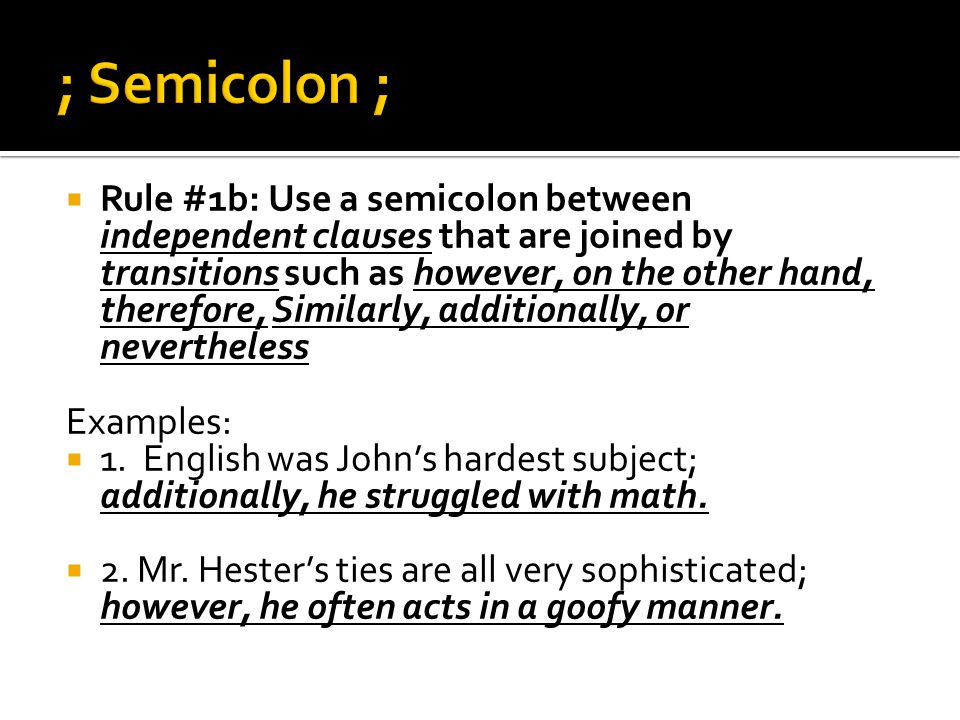 How To S Wiki 88 How To Use A Semicolon With However
