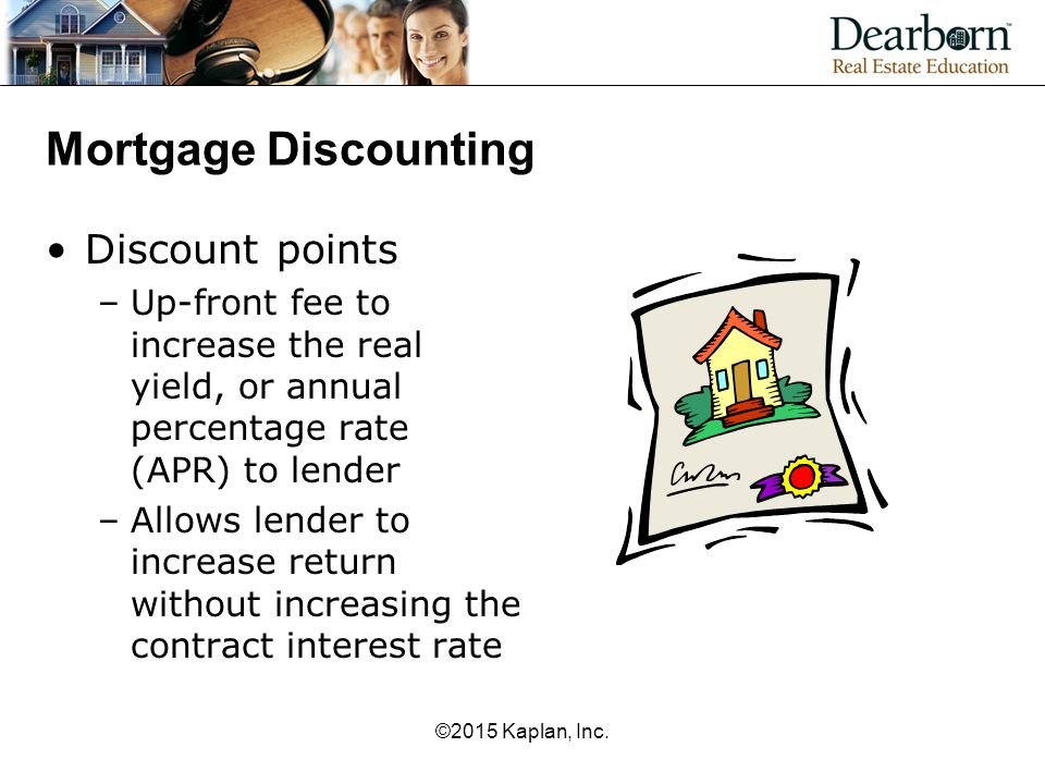 Mortgage Discounting Discount points