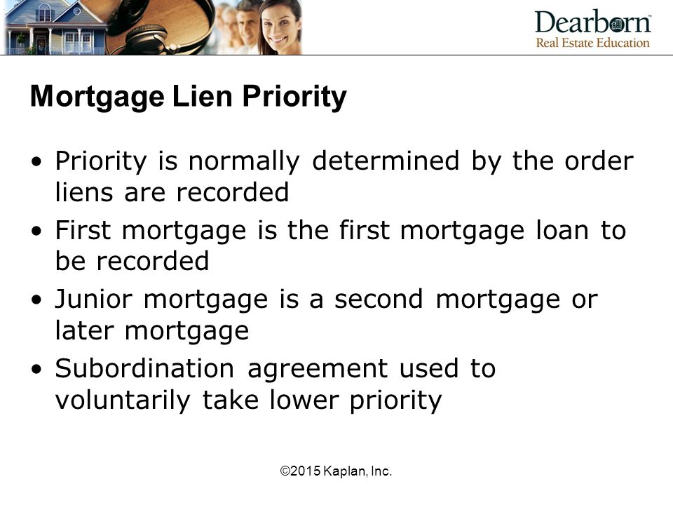 Mortgage Lien Priority
