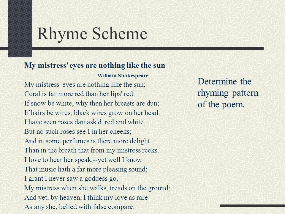 Poetry Analysis Shakespearean Sonnet. - ppt video online download