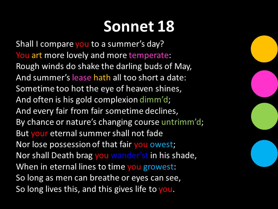 Sonnet 18
