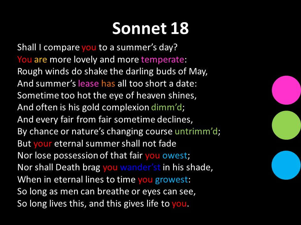 Sonnet 18