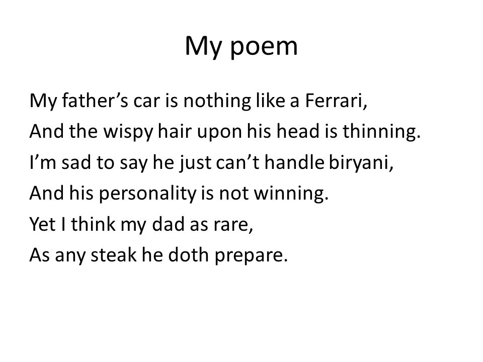My poem