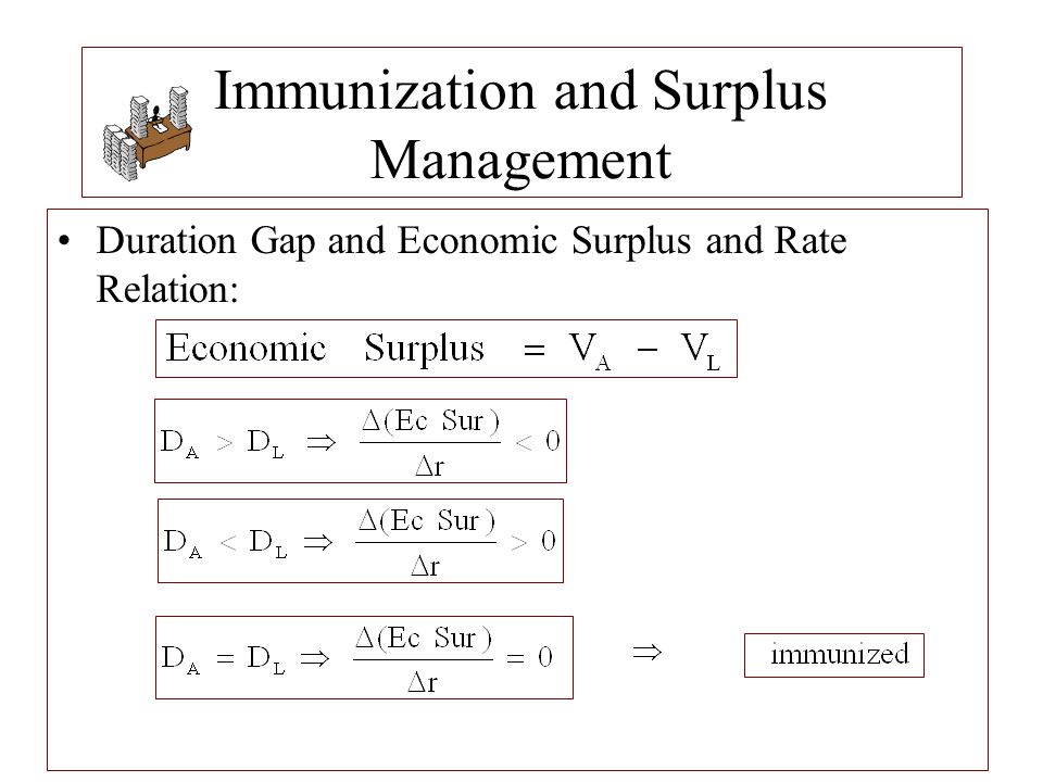 Immunization and Surplus Management