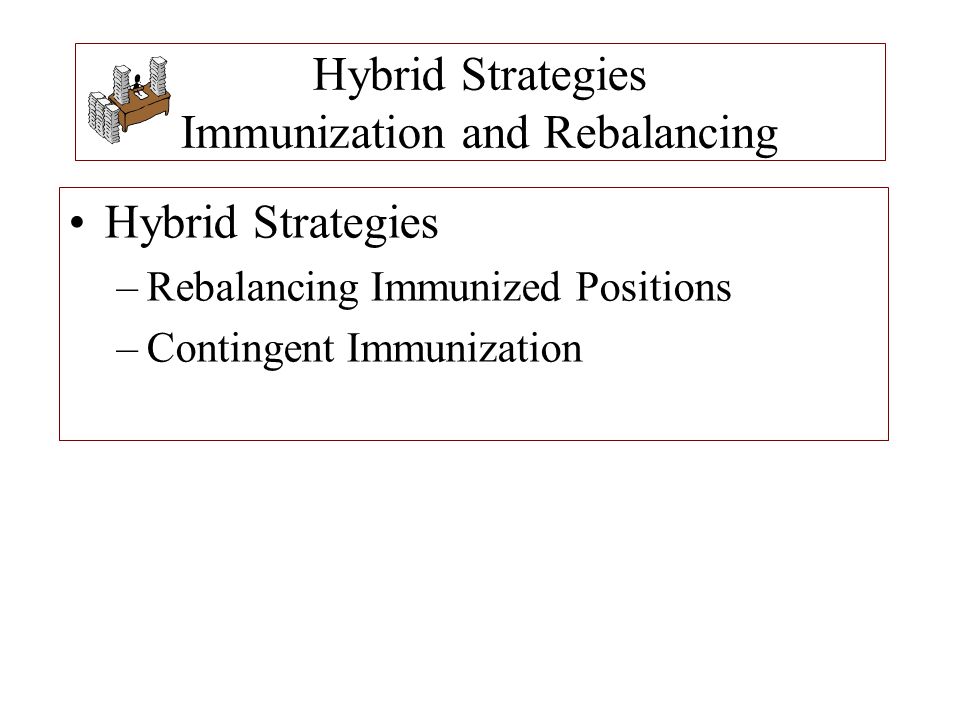 Hybrid Strategies Immunization and Rebalancing