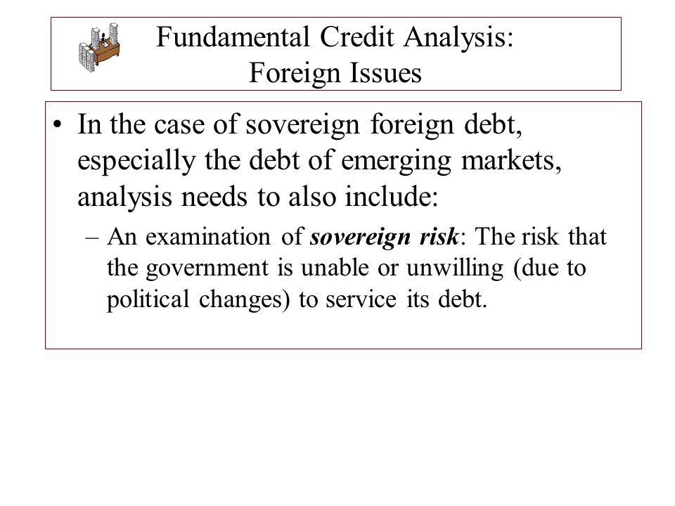 Fundamental Credit Analysis: Foreign Issues