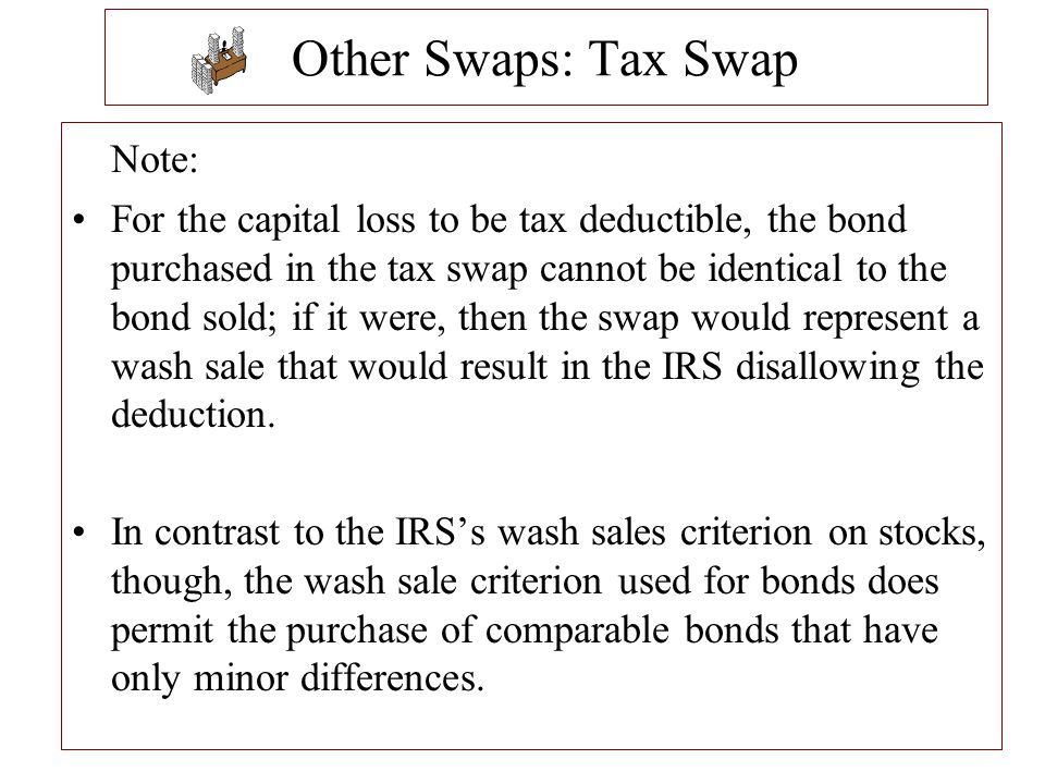 Other Swaps: Tax Swap Note: