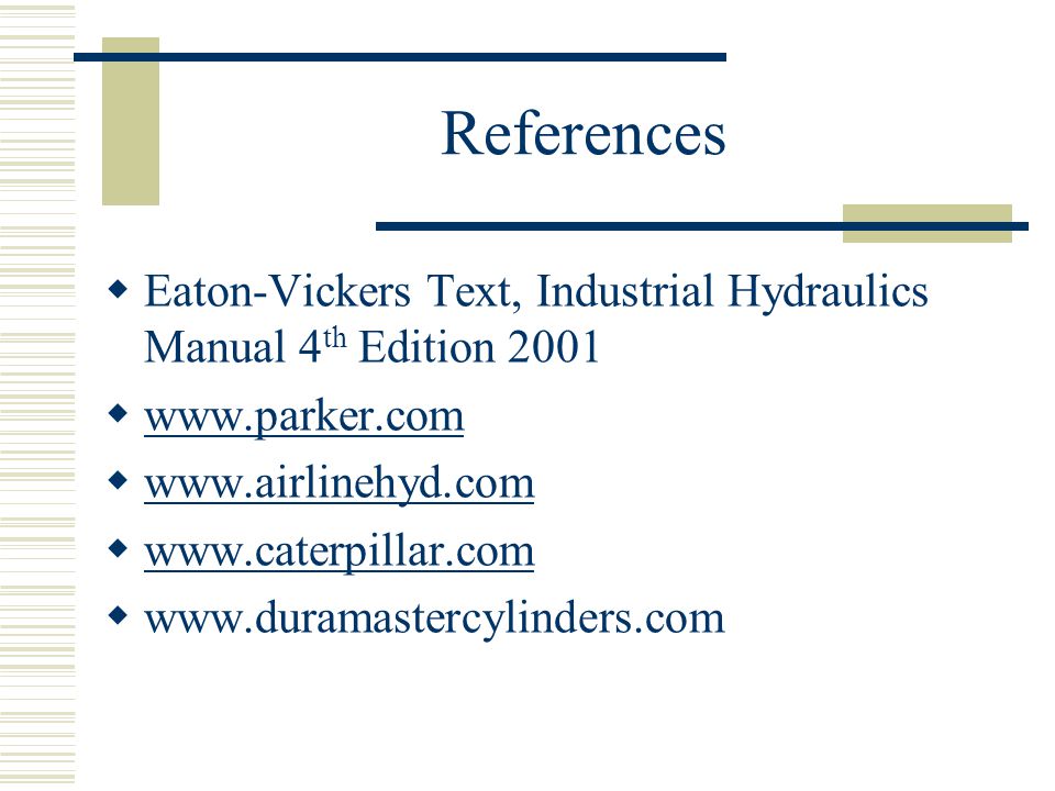 Eaton industrial hydraulics manual pdf Eaton industrial hydraulics manual pdf