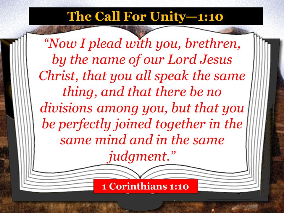 The Call For Unity—1:10