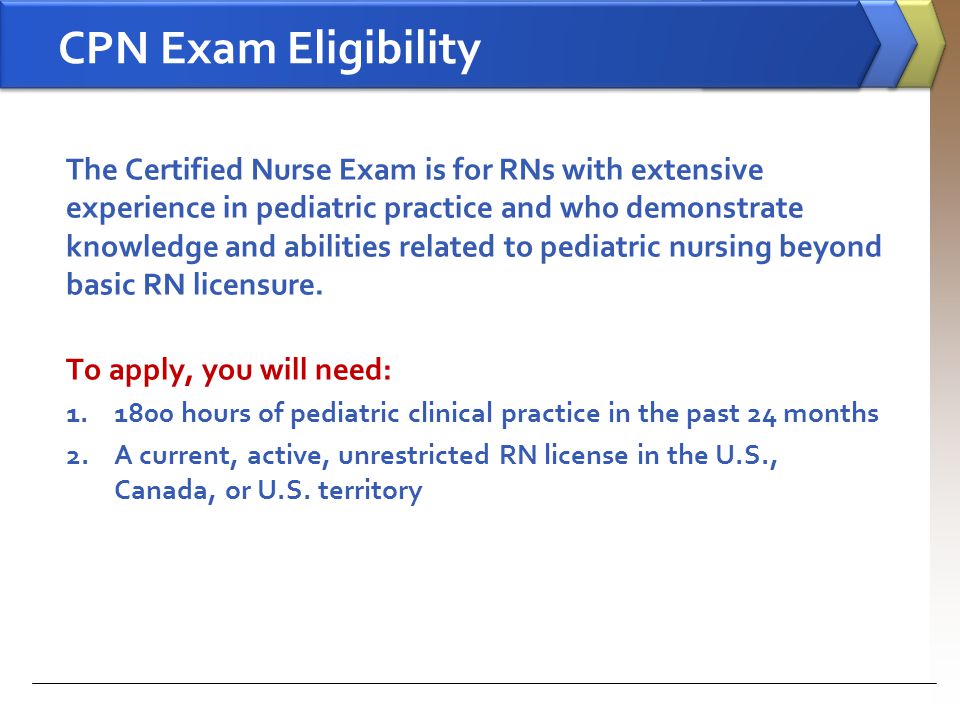 cpn certification requirements cpn certification requirements