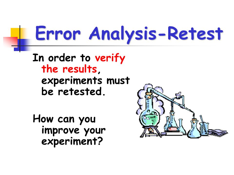 Error Analysis-Retest