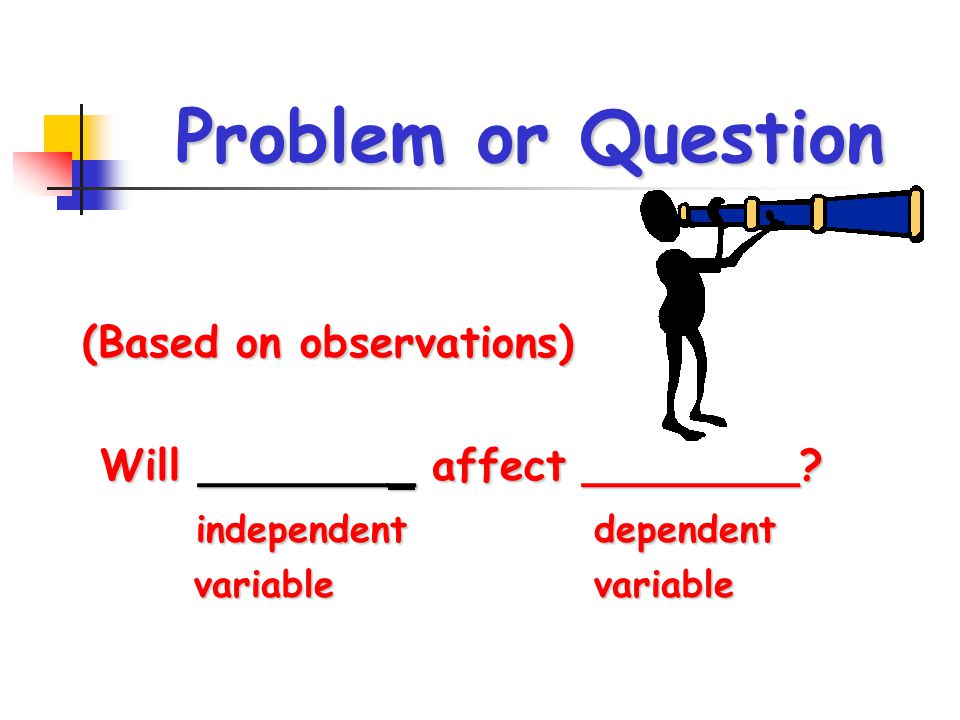 Problem or Question (Based on observations)
