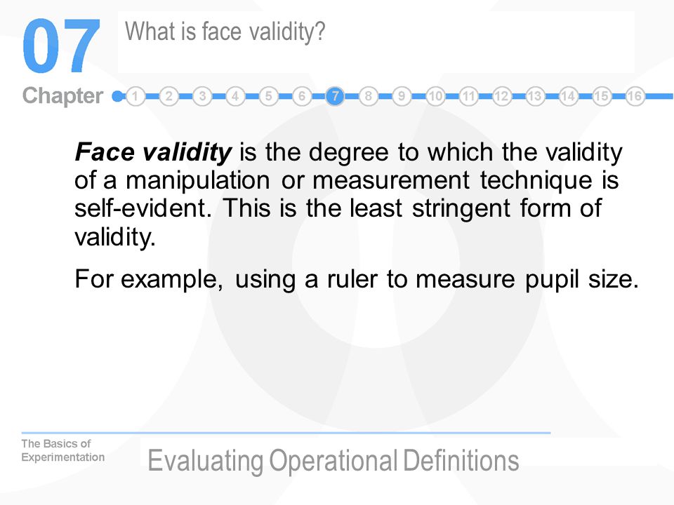 Evaluating Operational Definitions