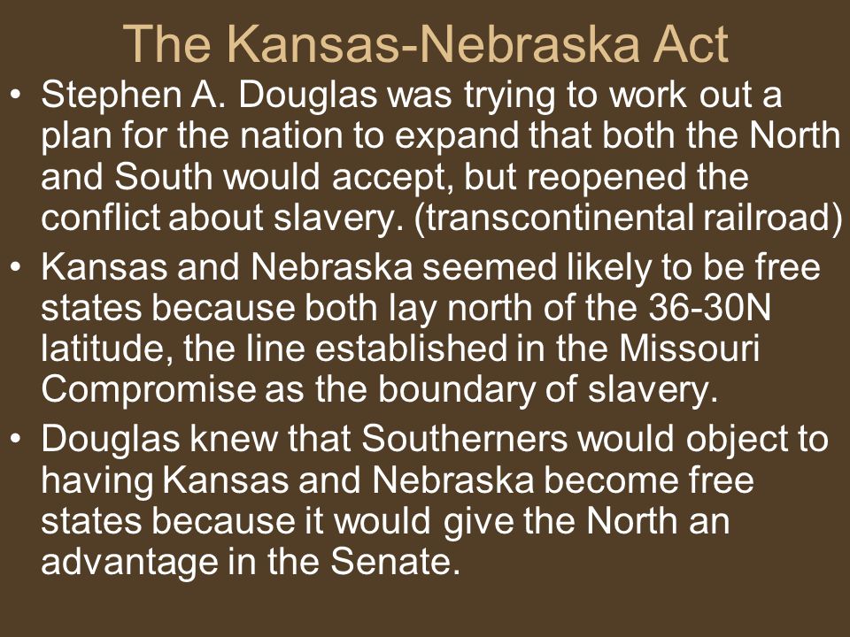 The Kansas-Nebraska Act