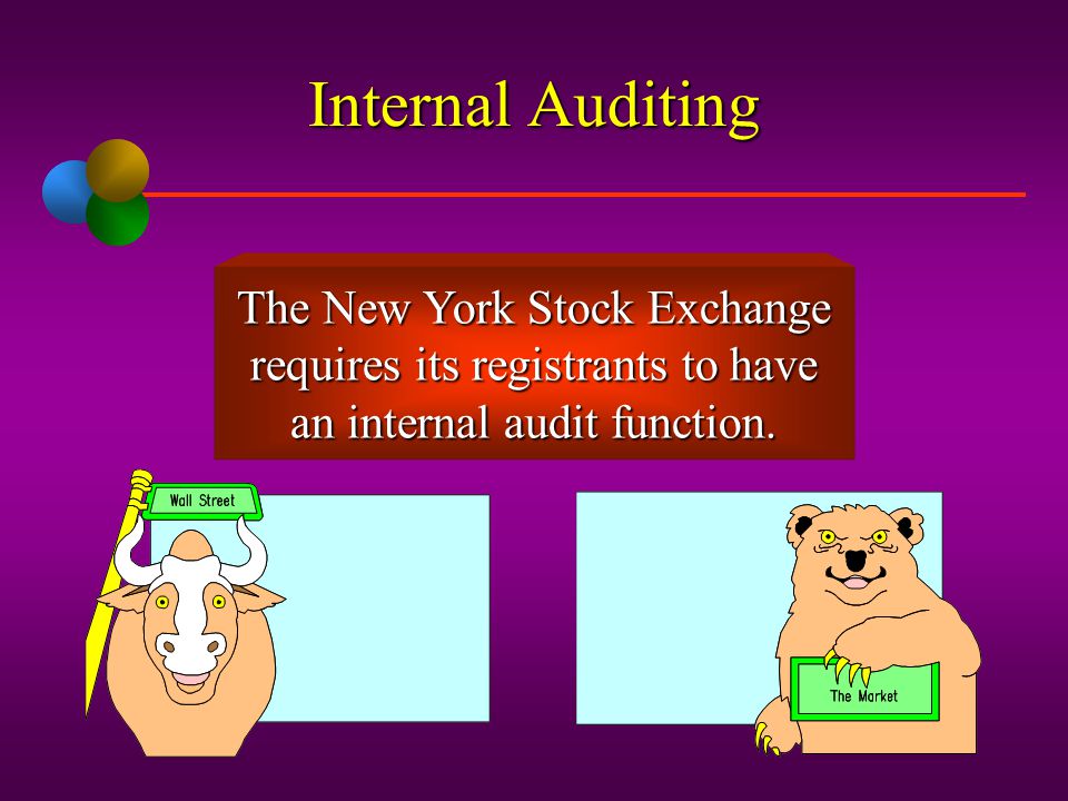 Internal Auditing The New York Stock Exchange