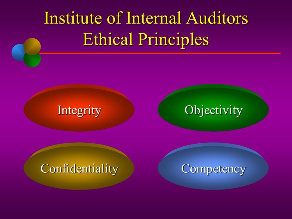 Institute of Internal Auditors Ethical Principles