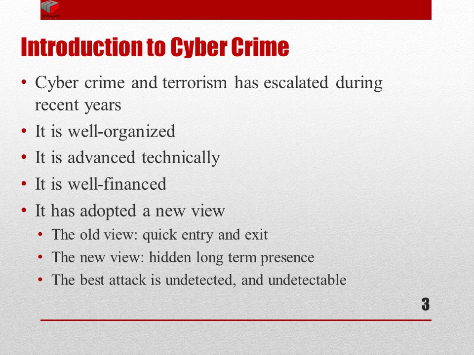 Introduction to Cyber Crime