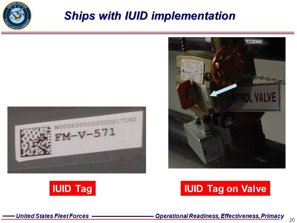 Ships with IUID implementation