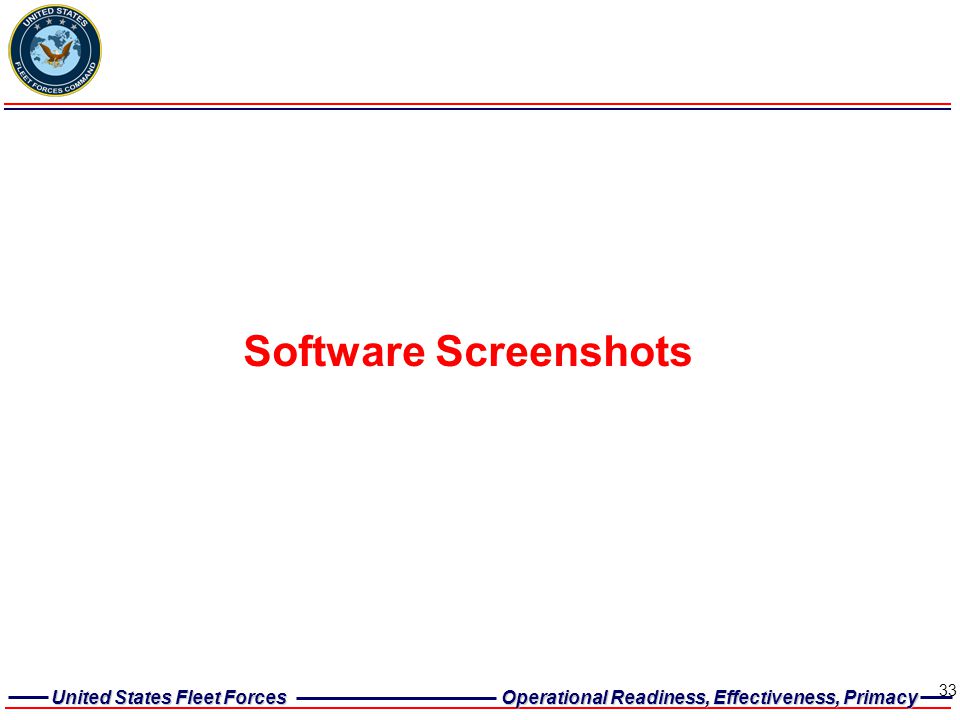 Software Screenshots