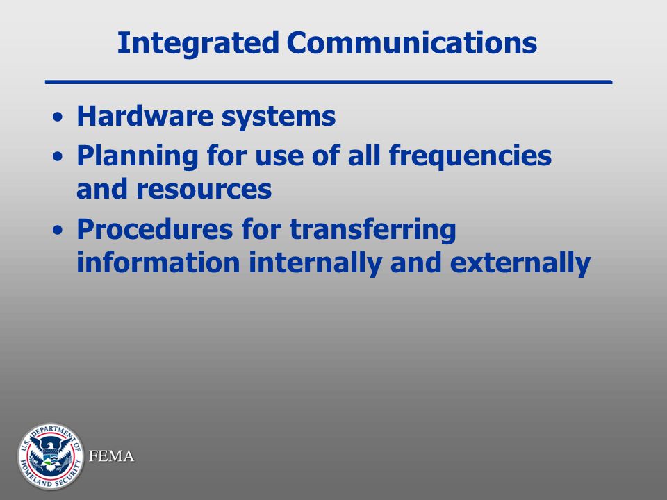Integrated Communications