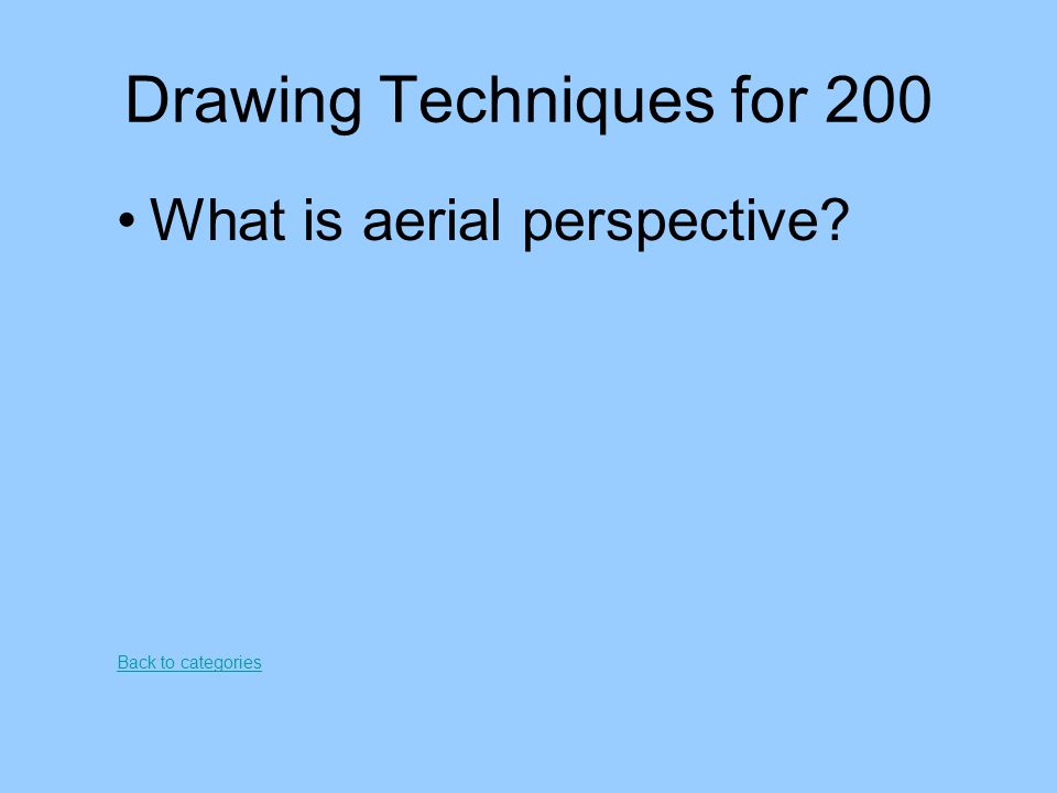 Drawing Techniques for 200