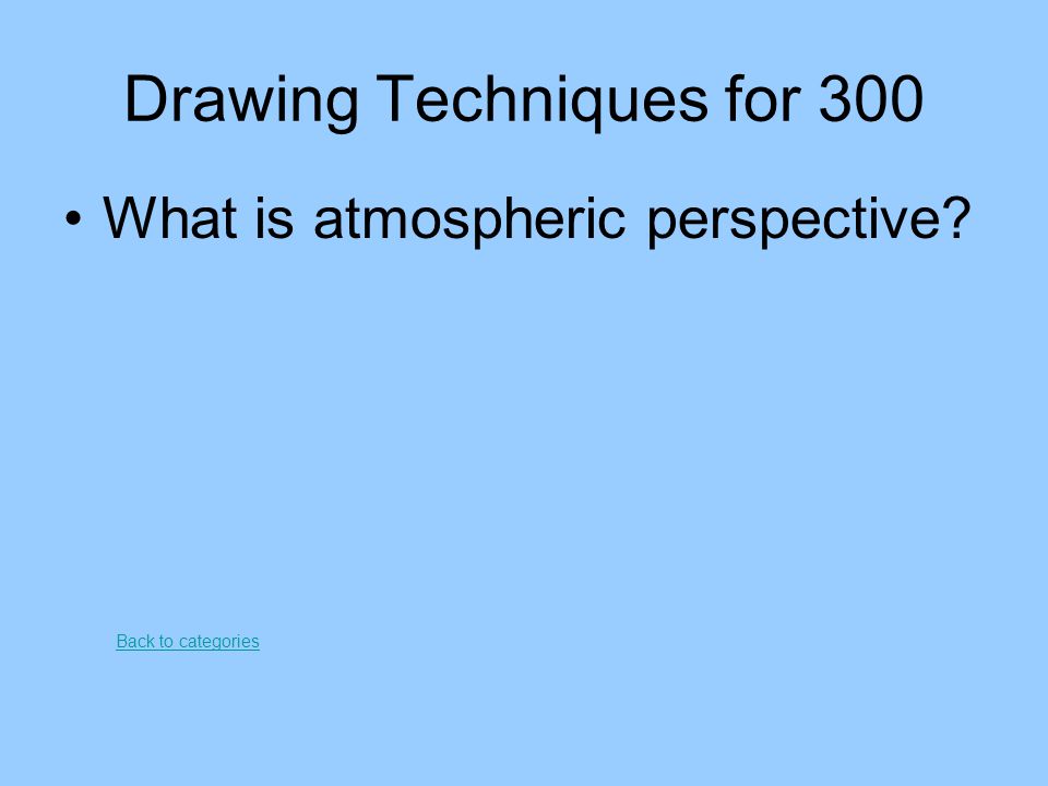 Drawing Techniques for 300