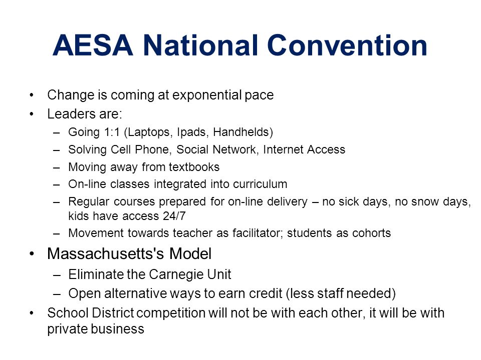 AESA National Convention
