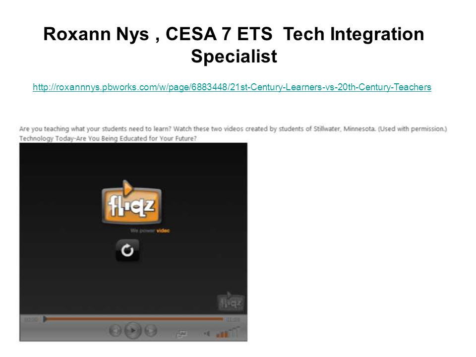 Roxann Nys , CESA 7 ETS Tech Integration Specialist