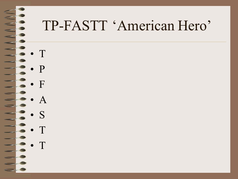 TP-FASTT ‘American Hero’