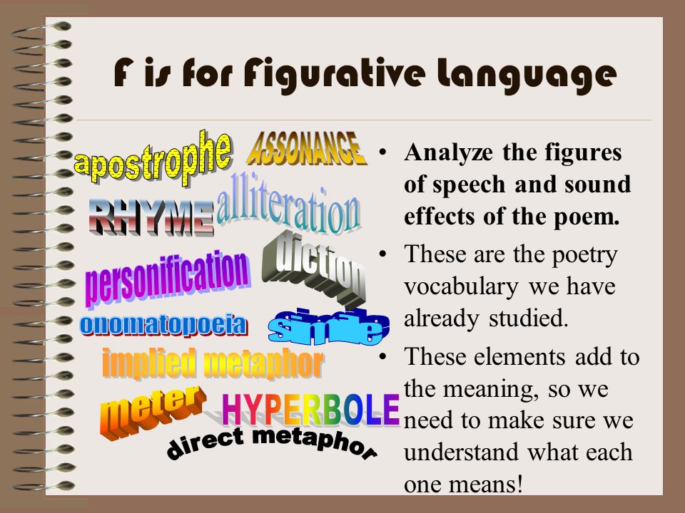 F is for Figurative Language