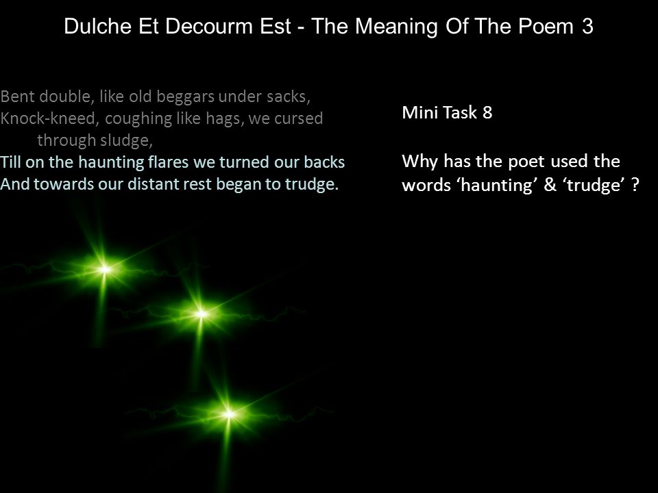 Dulche Et Decourm Est - The Meaning Of The Poem 3