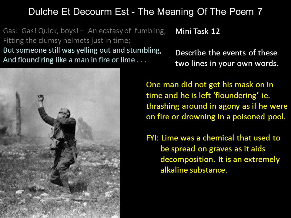 Dulche Et Decourm Est - The Meaning Of The Poem 7