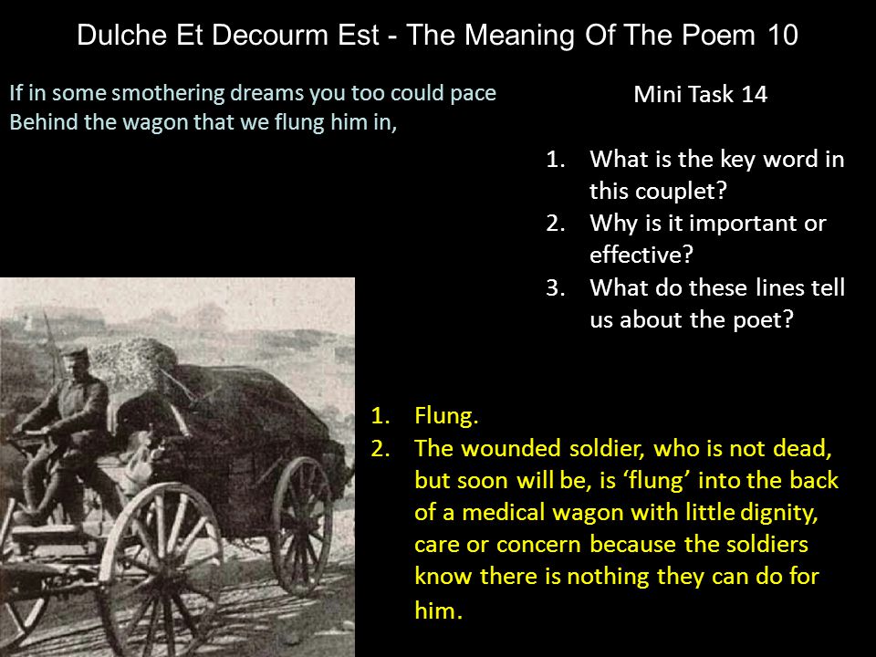 Dulche Et Decourm Est - The Meaning Of The Poem 10