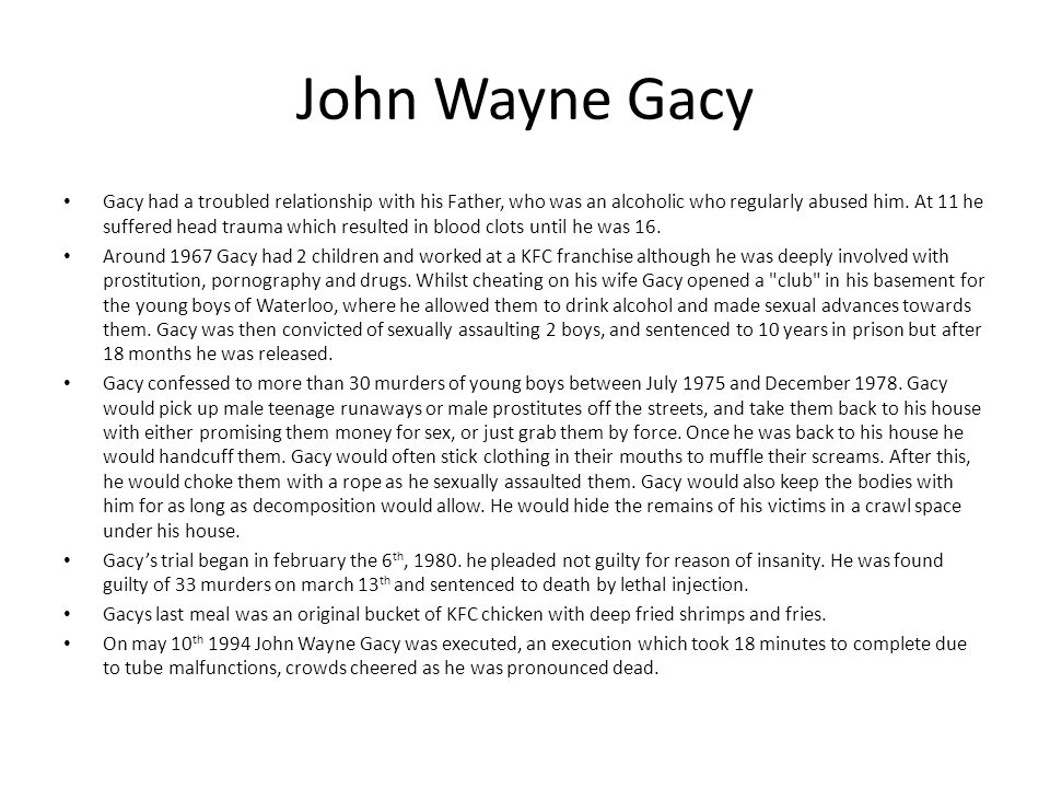John Wayne Gacy