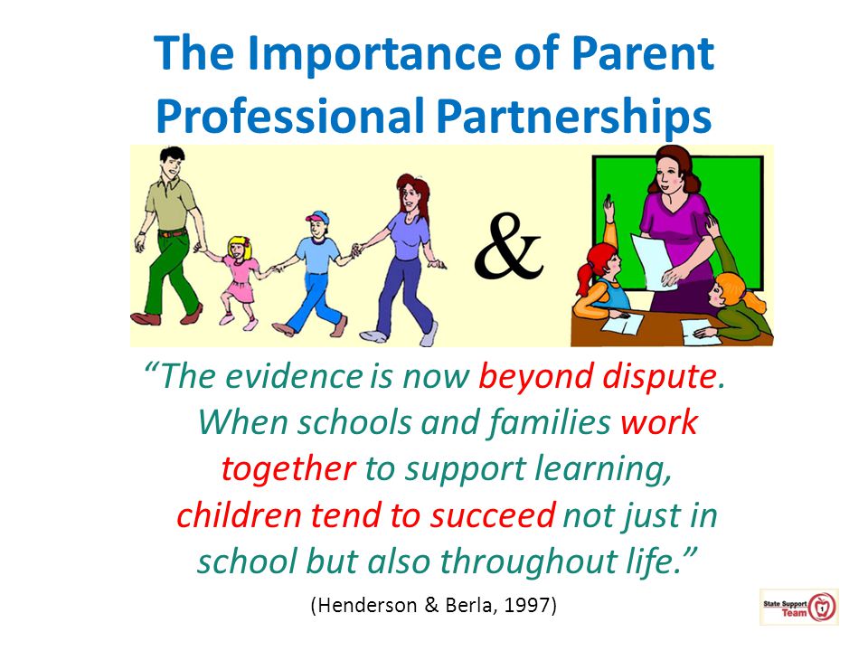 why is partnership with parents important