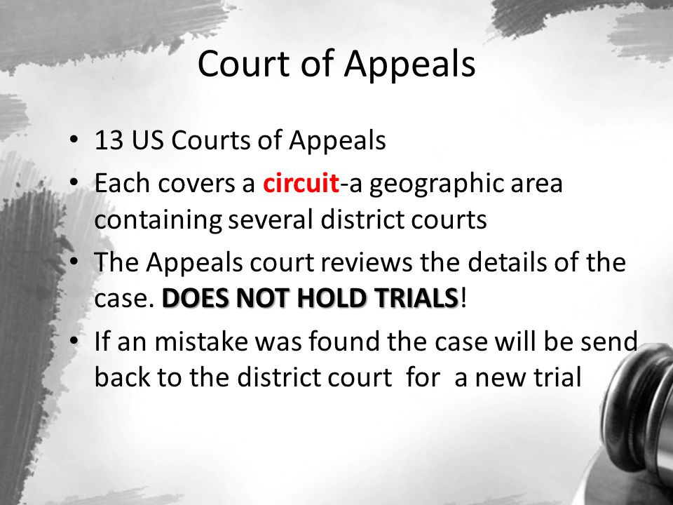 Court of Appeals 13 US Courts of Appeals