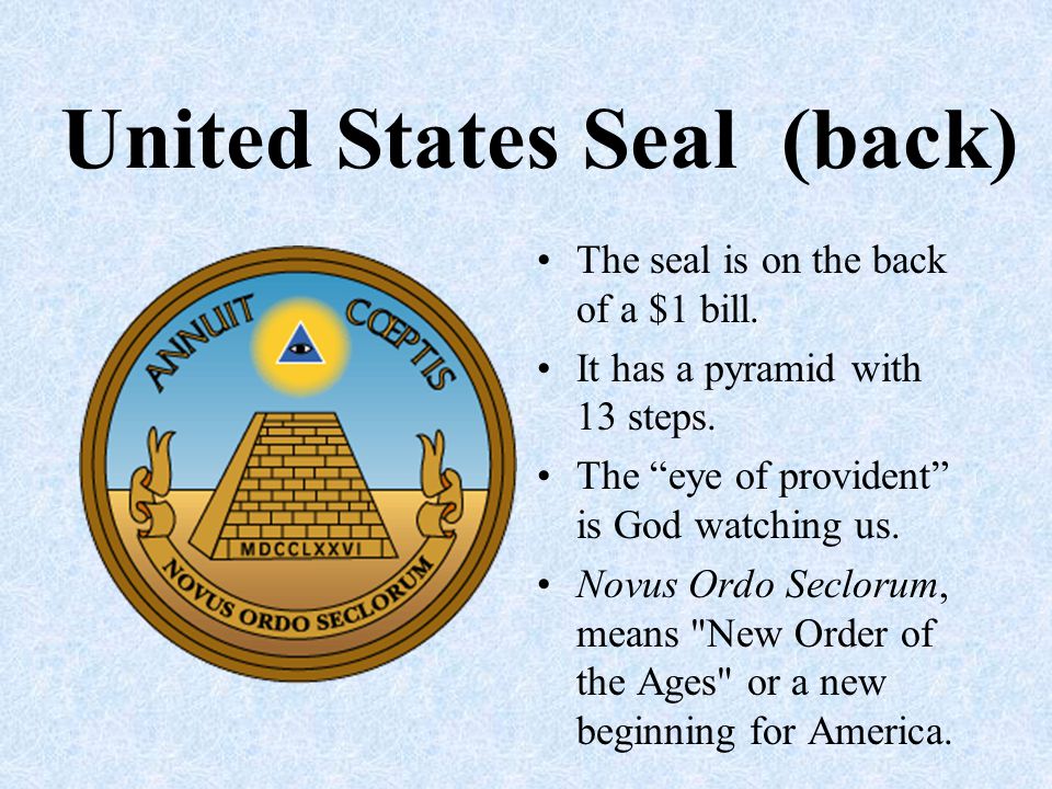 United States Seal (back)