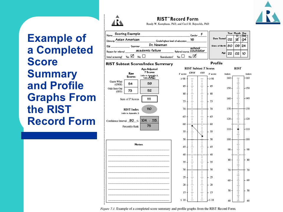 PPT Reynolds Intellectual Assessment Scales TM RIAS TM ppt-reynolds-intellectual-assessment-scales-tm-rias-tm
