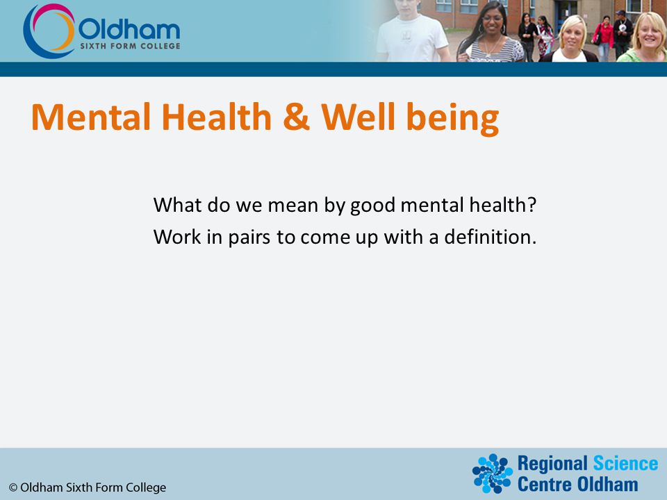 Healthy Body, Healthy Mind! - ppt video online download