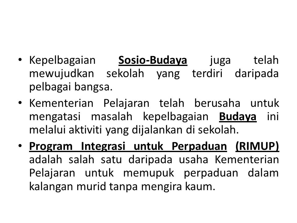 Implikasi Kepelbagaian Sosio-Budaya - ppt video online download