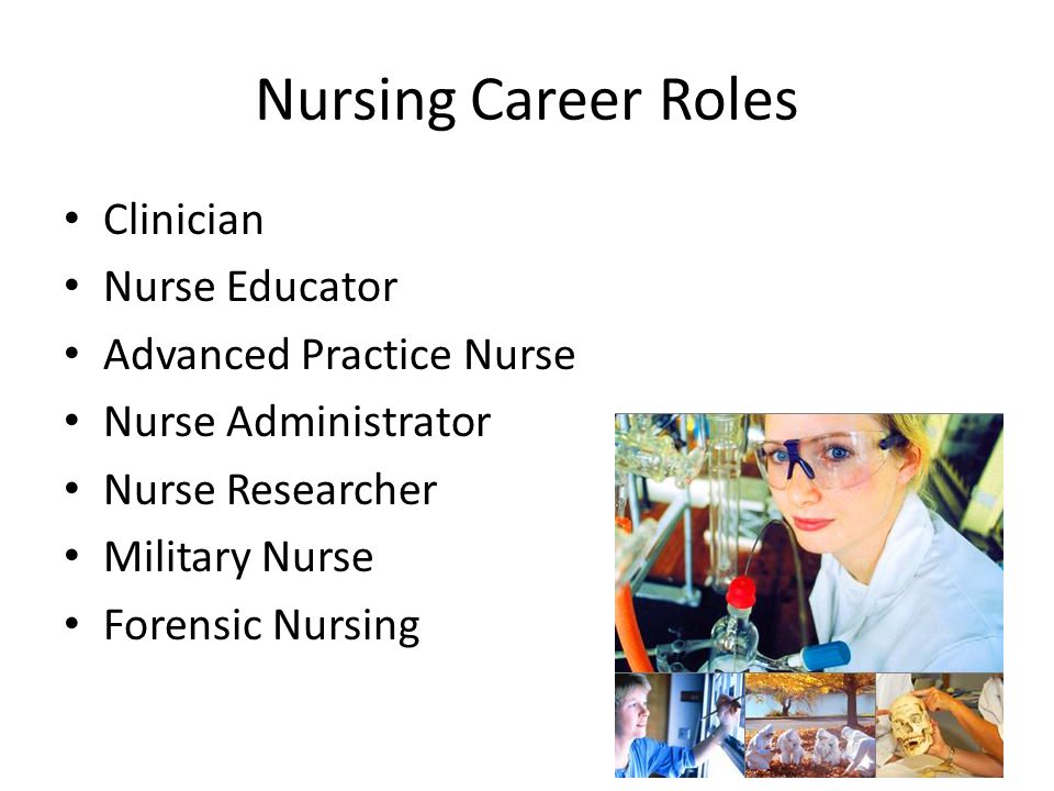 Nursing Career Roles Clinician Nurse Educator Advanced Practice Nurse